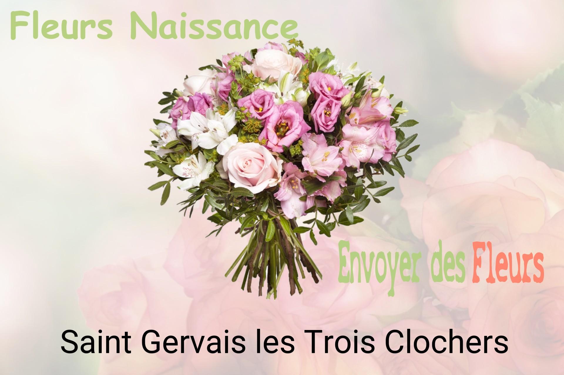 Bouquet de fleurs de naissance livré à Saint-Gervais-les-Trois-Clochers