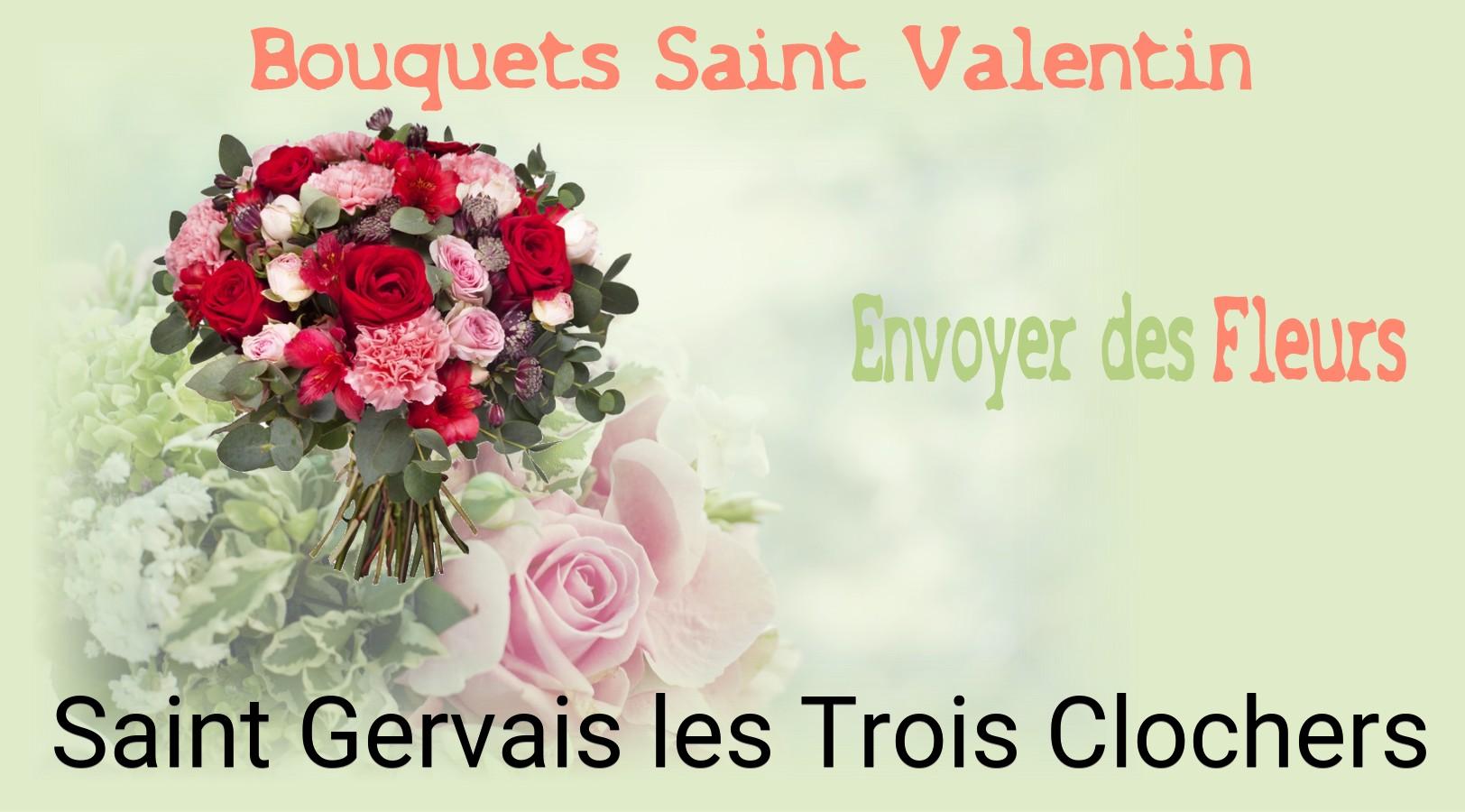 Roses de Saint-Valentin livrées à Saint-Gervais-les-Trois-Clochers